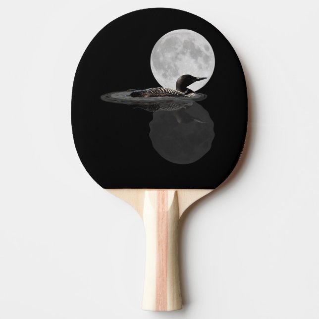 Raquete De Ping Pong Natações De Lua No Pino Pong De Lua (Frente)