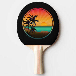 RAQUETE DE PING PONG NATUREZA DA PRAIA DE VERÃO