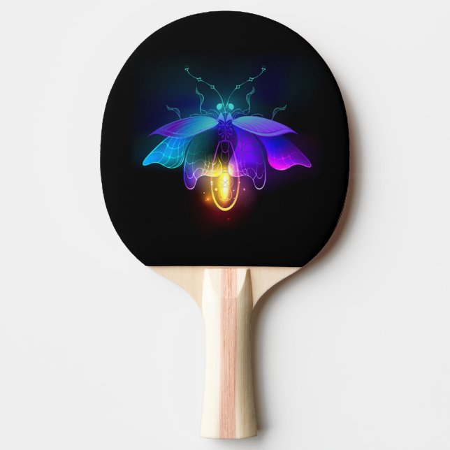 Raquete De Ping Pong Neon Firefly a preto (Frente)