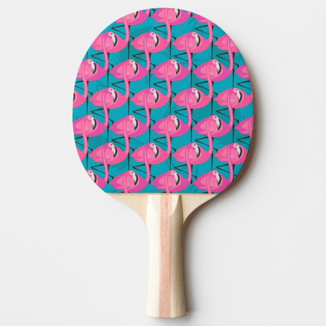 Raquete De Ping Pong Neon Flamingos (Frente)
