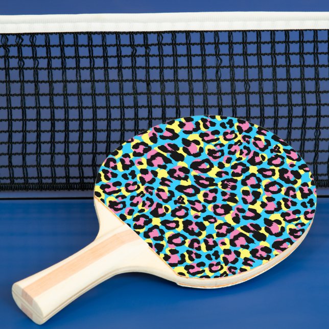 Raquete De Ping Pong Neon Leopard Spot (Insitu)