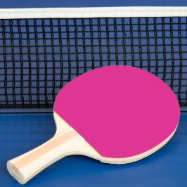 Raquete De Ping Pong néon vívido rosa | rosa sólido