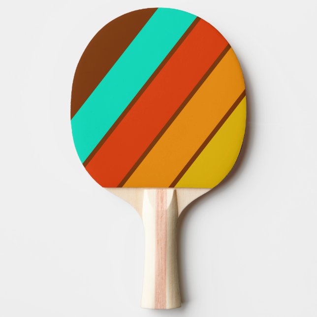 Raquete De Ping Pong Nevoeiro no chão da floresta esfolado (Frente)