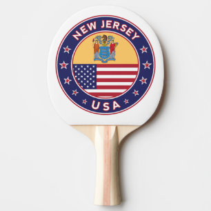 Raquete De Ping Pong New Jersey, adesivo de Nova Jersey, capa de telefo