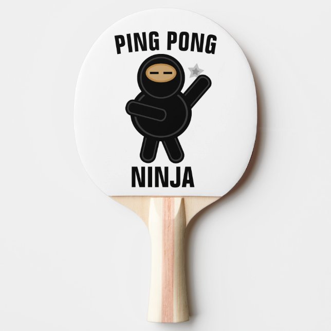 RAQUETE DE PING PONG NINJA FUNNY PING PONG PADDLE (Frente)