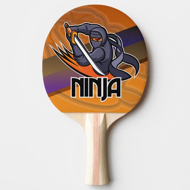 Raquete De Ping Pong Ninja Warrior (Frente)