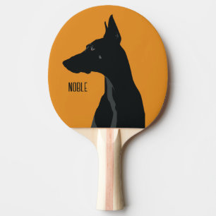 Raquete De Ping Pong Noble Black Doberman