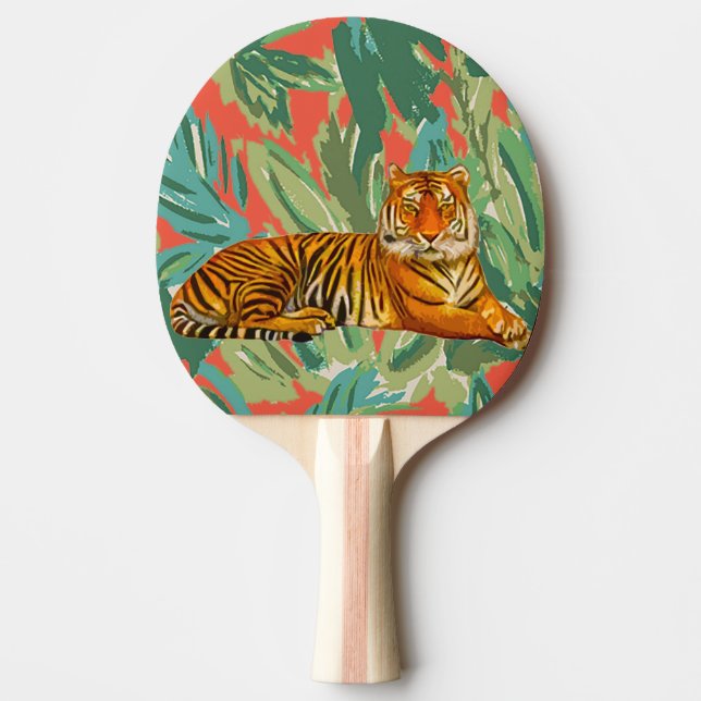 Raquete De Ping Pong Noites de Tiger (Frente)