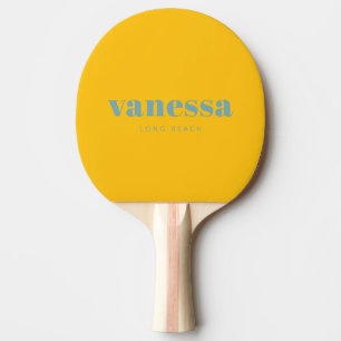 Raquete De Ping Pong Nome Clássico Moderno Minimalista Reverso Água Que