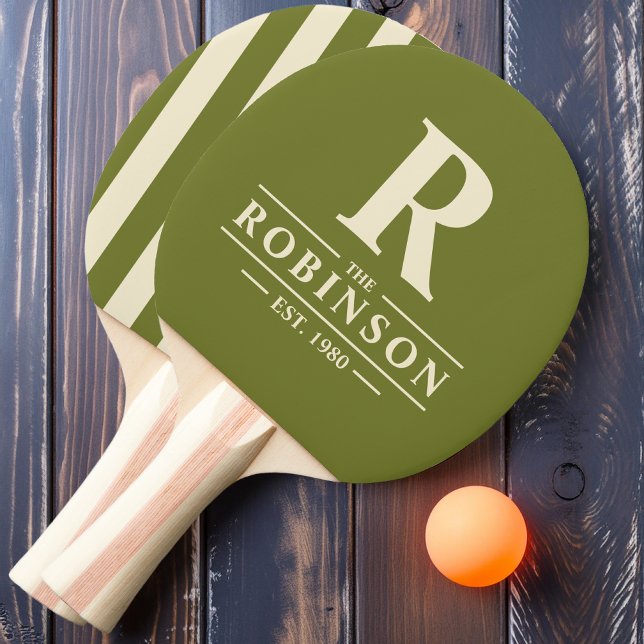 Raquete De Ping Pong Nome Da Família E Produção Inicial De Polo (Criador carregado)