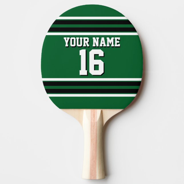 Raquete De Ping Pong Nome do Número Personalizado da Jersey do Forest G (Frente)