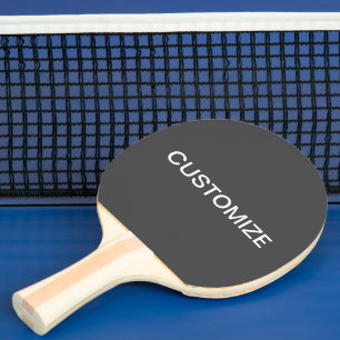 Raquete De Ping Pong Nome editável moderno e ousado, Negócios ou Marca,