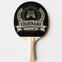 Raquete De Ping Pong Nome Personalizado do Jogador de Badminton Racquet