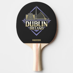 Raquete De Ping Pong Nome personalizado Dublin Irlanda