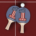 Raquete De Ping Pong Nome Personalizado Número Um Melhor Pai Nunca<br><div class="desc">Nome Personalizado Número Um Melhor Pai Ping Pong Paddle</div>