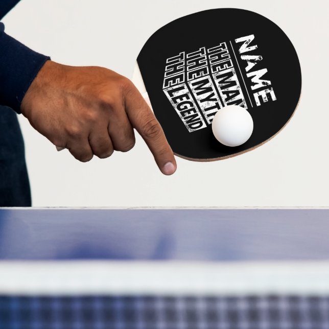 Raquete De Ping Pong Nome Personalizado O Homem O Mito A Legenda (Insitu)