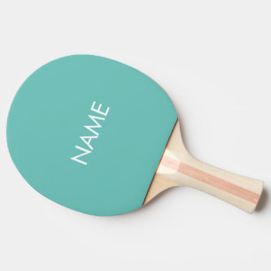 Raquete De Ping Pong Nome personalizado texto monograma minúsculo de c