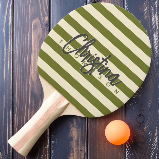 Raquete De Ping Pong Nome Pintado De médio Century Polo (Criador carregado)