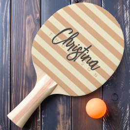 Raquete De Ping Pong Nome Pintado do Beijo Pêssego do Polo do Século mé