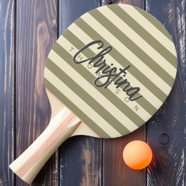 Raquete De Ping Pong Nome Pintado do médio Century Polo Sage