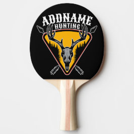 Raquete De Ping Pong NOMES ADD Caçador de Elk Caveira Grandes Caçadores