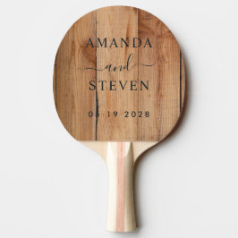 Raquete De Ping Pong Nomes de Casais de Corte Grosseiro de Bordo com Da