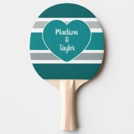 Raquete De Ping Pong Nomes feitos sob encomenda das listras & do