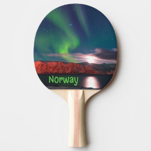 Raquete De Ping Pong Noruega - Norte escandinavo - Luzes vermelhas