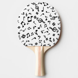 Raquete De Ping Pong Notas de Música