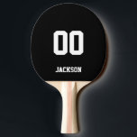 Raquete De Ping Pong Número de Nome Personalizado Azul<br><div class="desc">Nome Personalizado Azul Número Nome Personalizado Ping Pong Paddle. Você pode alterar a cor ou o nome, o número que quiser.. Ping Pong Paddle personalizado.</div>