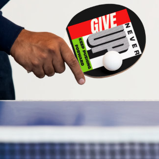 Raquete de Ping Pong nunca desista de avançar