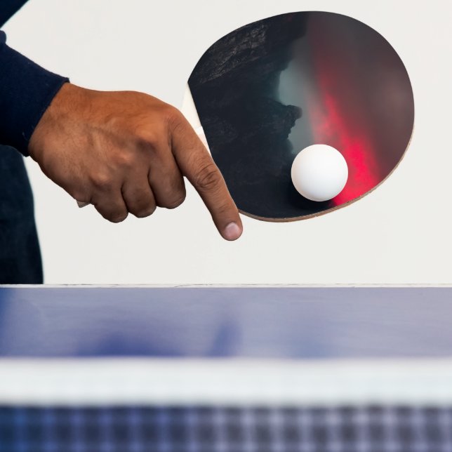 Raquete De Ping Pong Nuvens a arder, nevoeiro e montanhas (Insitu)