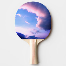 Raquete De Ping Pong Nuvens cor-de-rosa