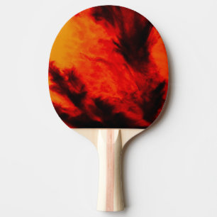 Raquete De Ping Pong Nuvens de Sabedoria Laranja