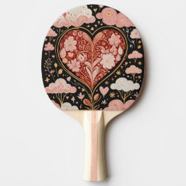 Raquete De Ping Pong O amor está no ar