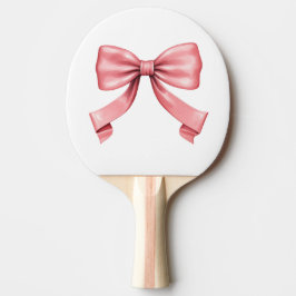 Raquete De Ping Pong O Arco Rosa Perfeito