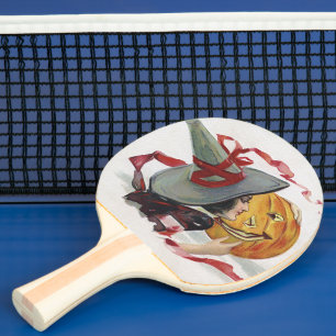 Raquete De Ping Pong O Beijo da Bruxa: uma Lanterna de Abóbora no Hallo