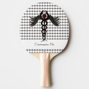 Raquete De Ping Pong O Caduceus (Subdued)