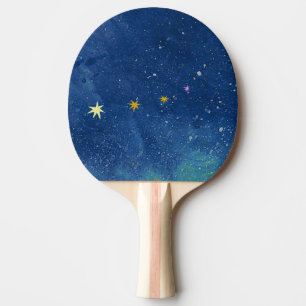 Raquete De Ping Pong O céu estrelado