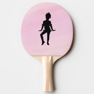 Raquete De Ping Pong O dançarino pequeno o mais bonito