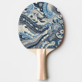 Raquete De Ping Pong O Estúdio Caseiro Indigo Bloom