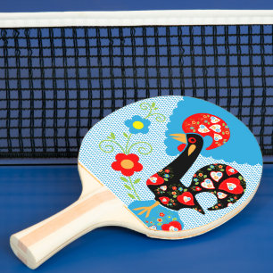 Raquete De Ping Pong O Galo Português de Barcelona