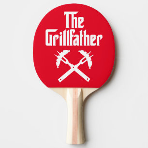 Raquete De Ping Pong O Grilldad Com Cães Quentes