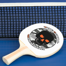 Raquete De Ping Pong O guerreiro do crânio