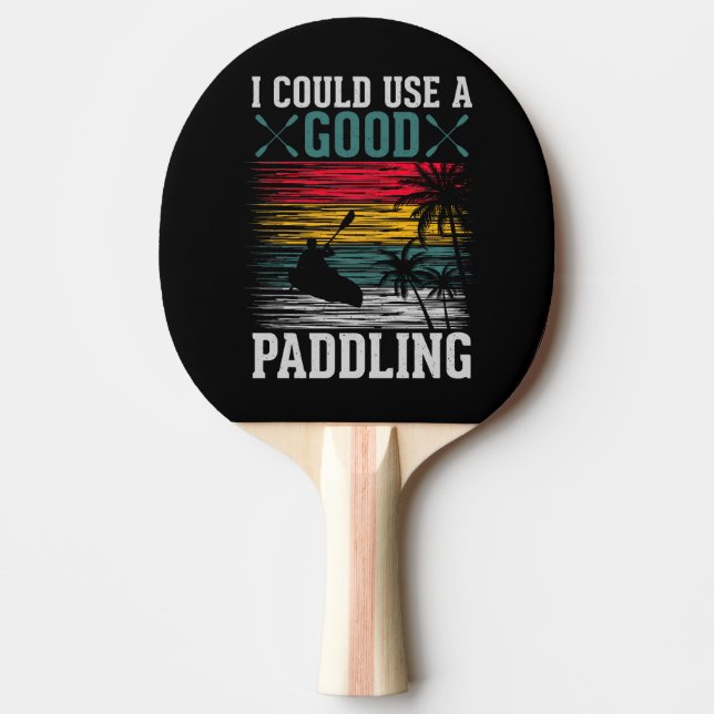 Raquete De Ping Pong O Kayaking Poderia Usar O Paddling (Frente)