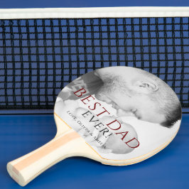 Raquete De Ping Pong O melhor Pai jamais fotografar mantendo o dia dos 