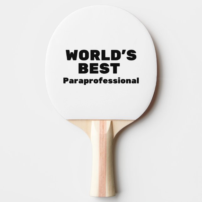 Raquete De Ping Pong O melhor profissional do mundo (Frente)