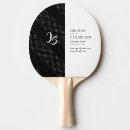 Raquete De Ping Pong O presente elegante com personaliza o monograma de