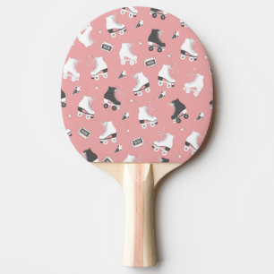 Raquete De Ping Pong O rolo skate o padrão do cassete.