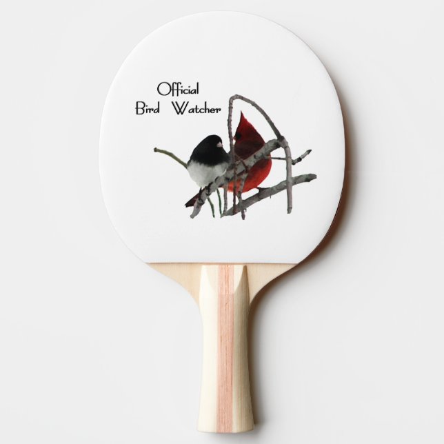 Raquete De Ping Pong Observador de Pássaros Oficial (Verso)